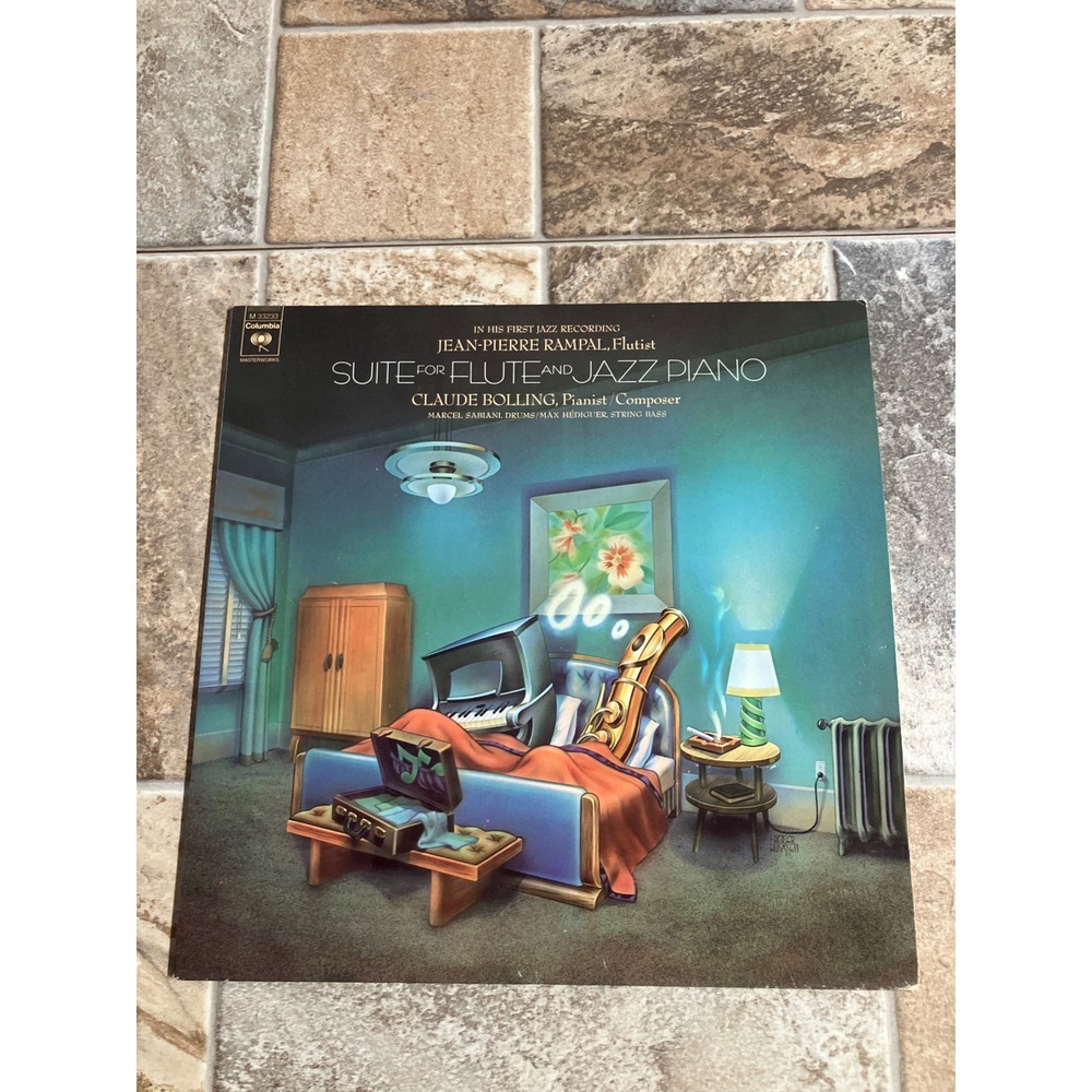 Claude Bolling‎ Suite for Flute and Jazz Piano Vinyl Record LP CBS Masterworks